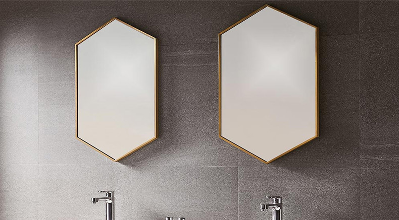 Brushed-brass-mirror