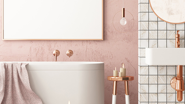 Pink Bathroom Colour Idea