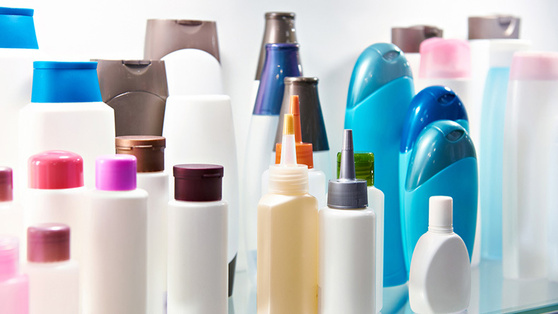 collection of shampoo bottles