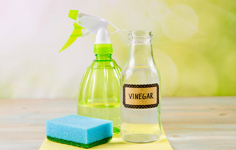 vinegar and water solution