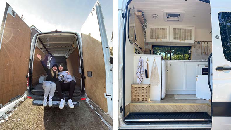 Van Conversion Before and After